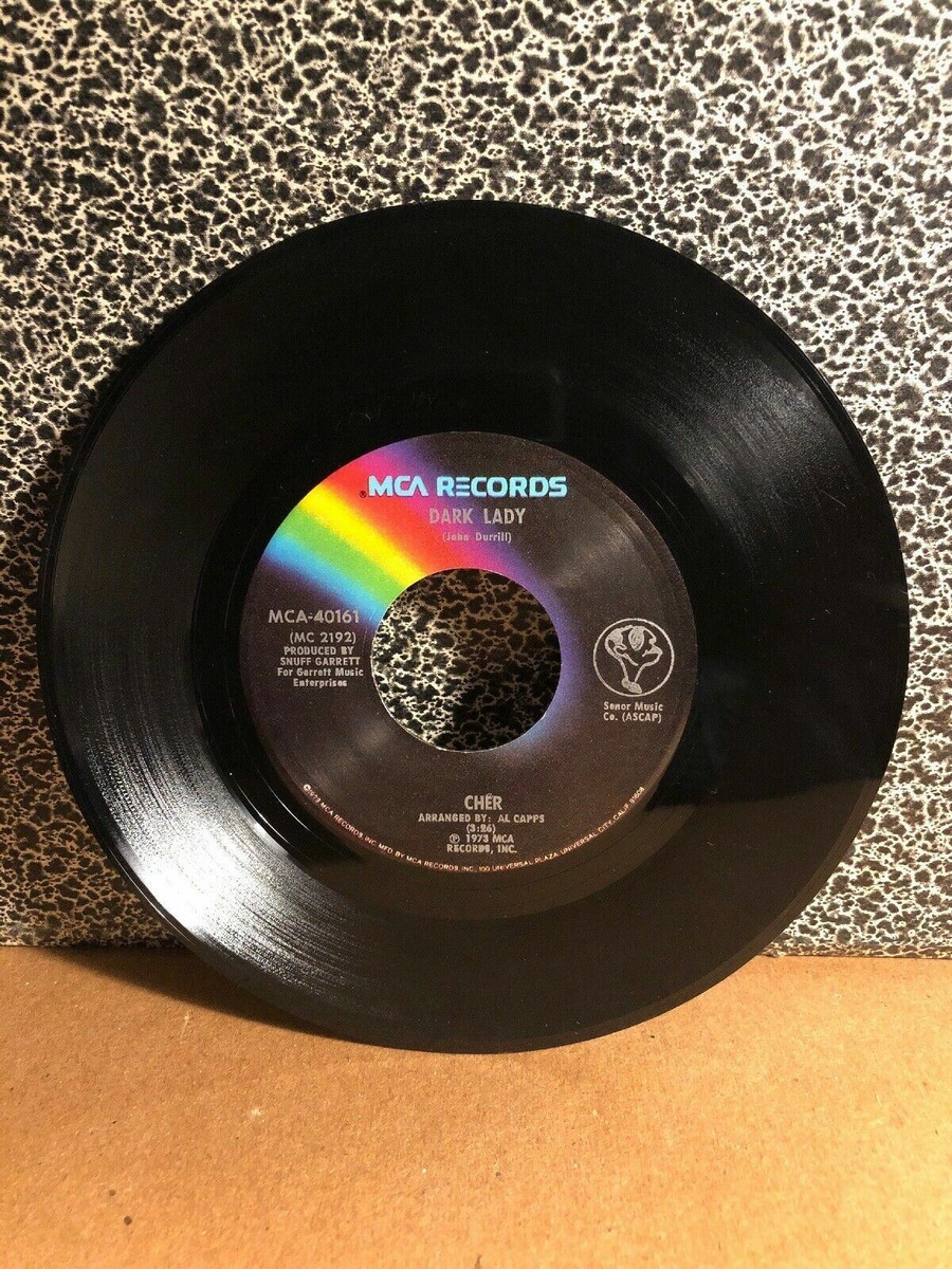 CHER 45RPM 7” Single MCA Records “Dark Lady” (J126) | eBay