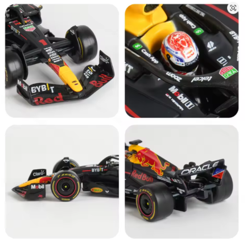 Bburago 1:43 2023 #1 Max Verstappen Redbull Racing RB19 F1 Formula Car Die Cast - Picture 5 of 6