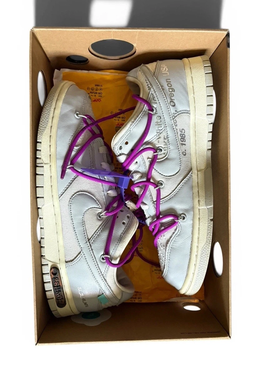 Nike Off-White x Dunk Low Lot 28 of 50 - огромный выбор по лучшим