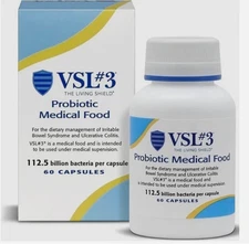 VSL#3 Probiotics 112.5B CFUs – High-Potency Gut Support, 60 Capsules