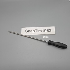 Snap-on Tsdd4100 Flathead Screwdriver Slotted Regular Long Black Handle 19 Usa