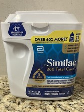 SIMILAC 360 TOTAL CARE MILK BASED INFANT FORMULA WITH IRON..34.0oz 964g..12/2027