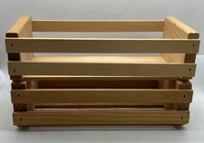 Lot Of 2 Napa Valley Wooden 12 Cassette Tape Storage Racks/Crates AS