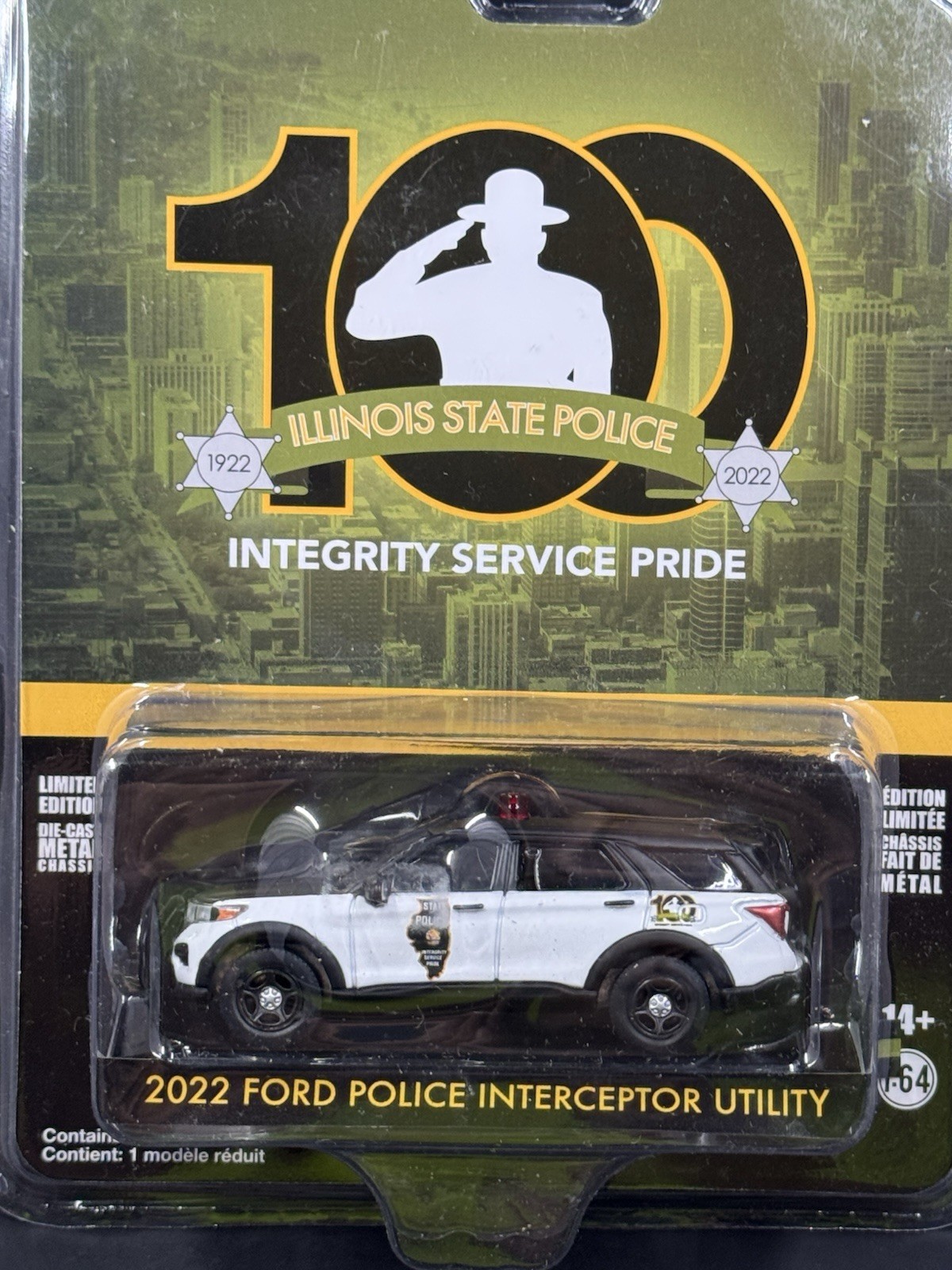 Greenlight Ford Utility Police Interceptor 2022 1:64 28100F