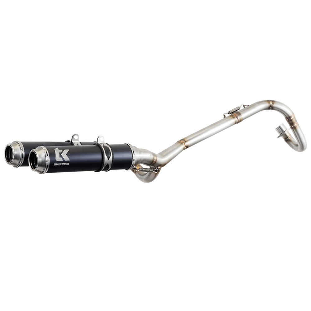 Escape Pit Bike Malcor Racer 160 2020 Alto Doble Para Moto Tubo De Escape
