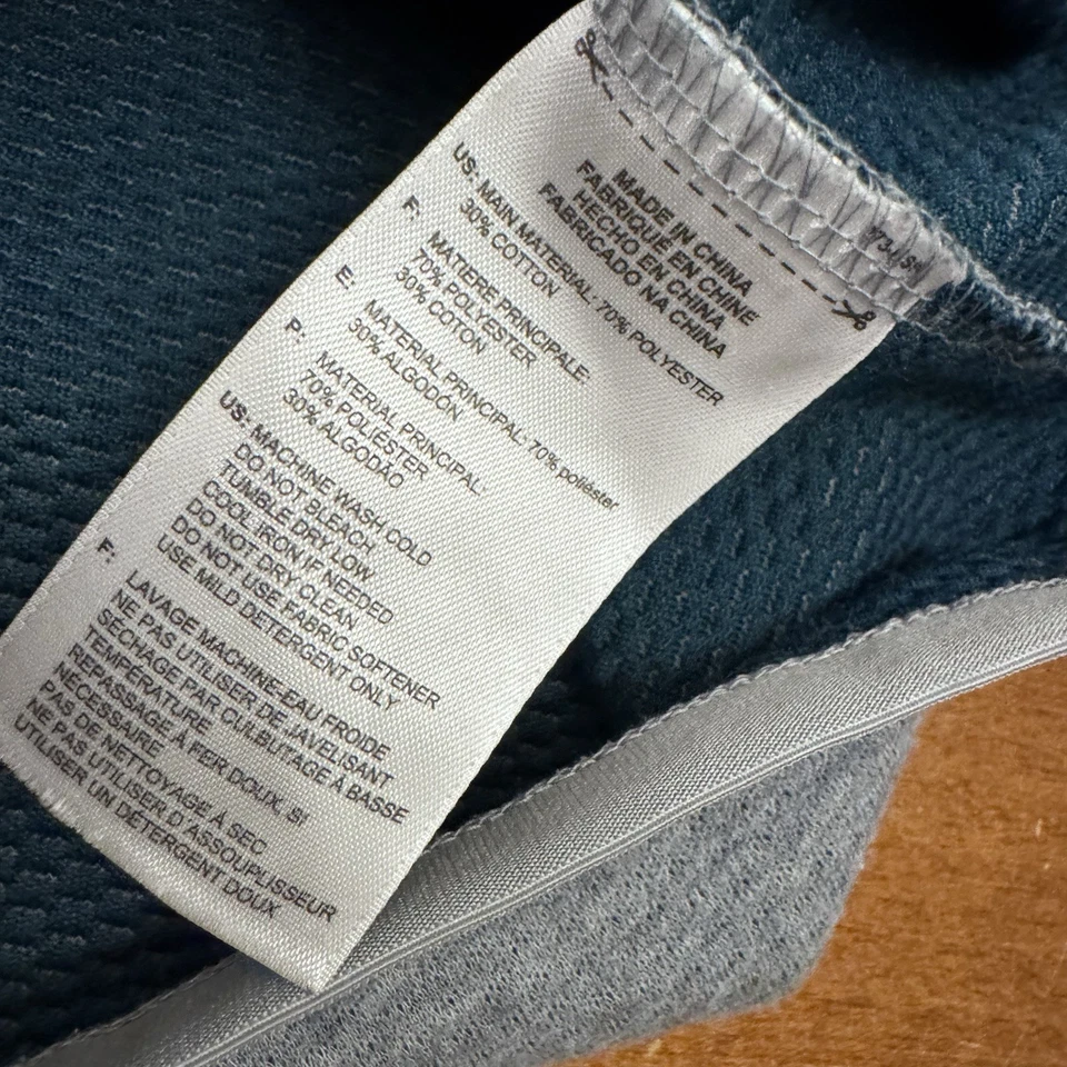 Miami Redhawks Sweatshirt Mens Medium Gray 1/4 Zip Pullover Adidas - Image 4 of 4