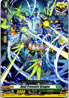 #ad DUAL PRESSURE DRAGON D BT06 100EN C CARDFIGHT VANGUARD MP $1.99
