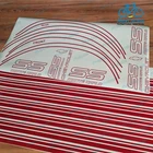 Red Restoration Replacement Stripes Decals Stickers for Monte Carlo SS 1987 1988