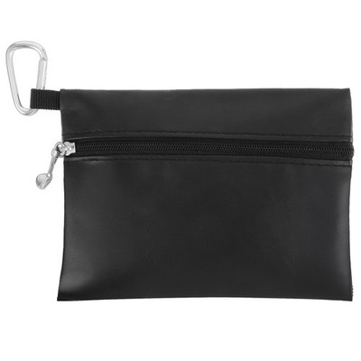 Jxiwfvl Tee Bag Pouch Golf Tee Bag Pouch for Men with Metal Swivel Zipper Cli...
