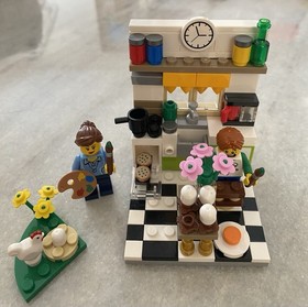 LEGO Lot Painting Easter Eggs 40121 & 40017 Basket Colored Eggs