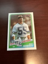 1988 Topps #144 Brian Bosworth Rookie Card. rookie card picture