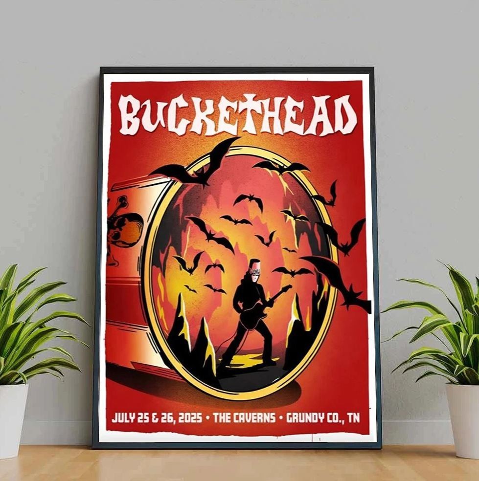Buckethead 2025 Tour Poster