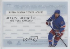 2023-24 Upper Deck Credentials 1997 Season Ticket Acetate Alexis Lafreniere 10x9