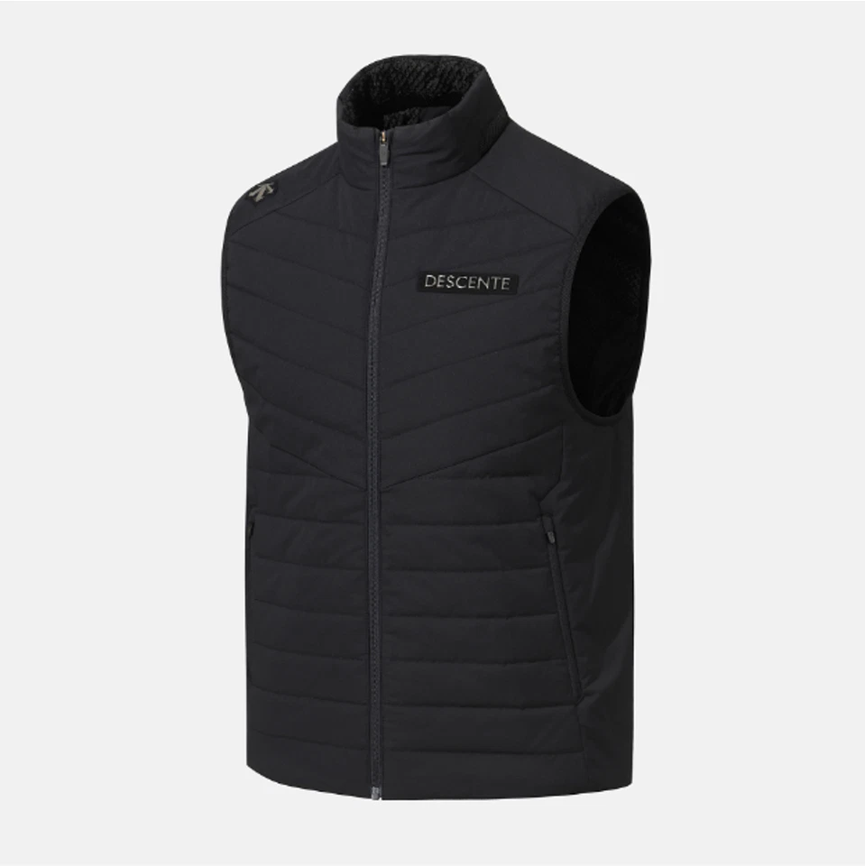 DESCENTE SWISS SKI Defender Snowstorm Lightweight Padded Vest BLACK ASIAN FIT - Image 2 of 4