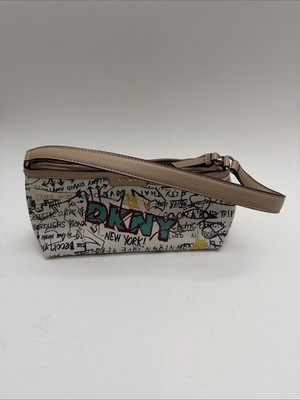 DKNY Calito Ew Baquetter Hand Bag White/Tan
