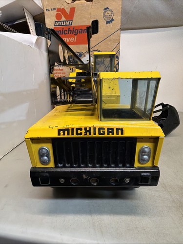 1968-1970 Nylint Michigan Shovel Crane #2201 + Original Box - Afbeelding 9 van 24