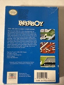 Paperboy Videogioco Nintendo NES 1988 Scatola Custodia Manuale