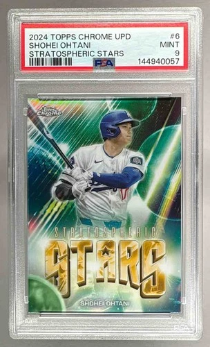 Shohei Ohtani 2024 Topps Chrome Update #SSC-6 Stratospheric Stars PSA 9