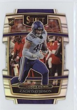 2021 Panini Select Concourse Silver Prizm Die-Cut Zach Davidson #95 y4f