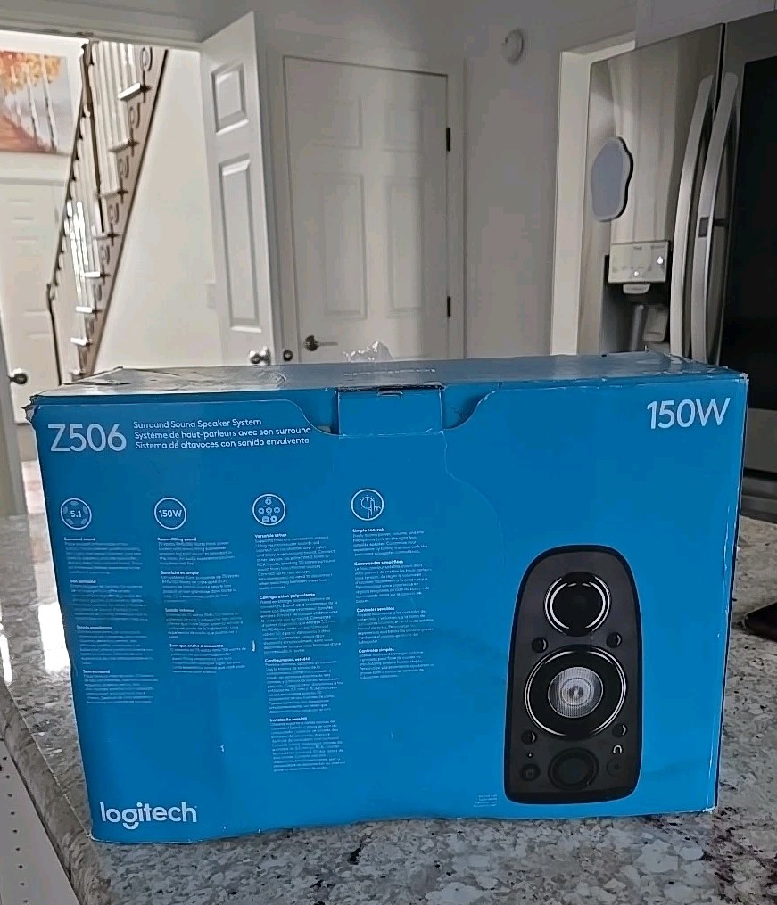 Logitech Z506 5.1 Surround Sound Home Theater Speaker System 6