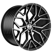 19x9.5 Vertini Wheels Rfs2.6 Machined Black Rims 4pcs