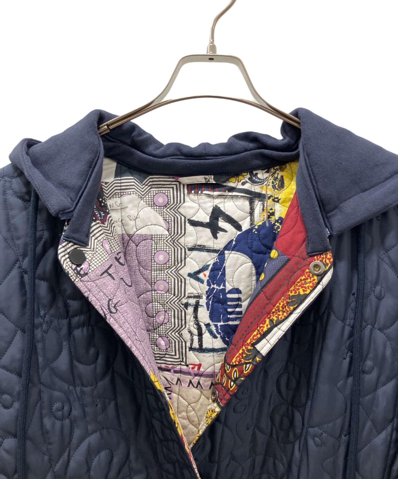 Desigual Patchwork reversible padded jacket Size:… - image 7
