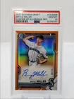 BRYCE MILLER 2021 BOWMAN CHROME DRAFT 1ST ORANGE AUTO /25 PSA 10 Q1065
