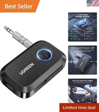 Bluetooth 5.4 Receiver with Long Battery Life: Perfect for Cars  Home Speakers