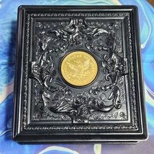 1995 Civil War 2 Coin Proof Set Silver Dollar & Clad Half Dollar Limited Ed Box