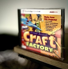 Sierra Print Artist Craft Factory Knowledge Adventure Vintage PC 1998 Tested