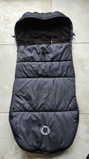 Bugaboo Universal Black Fleece Lined Footmuff Cosytoes (waterproof)