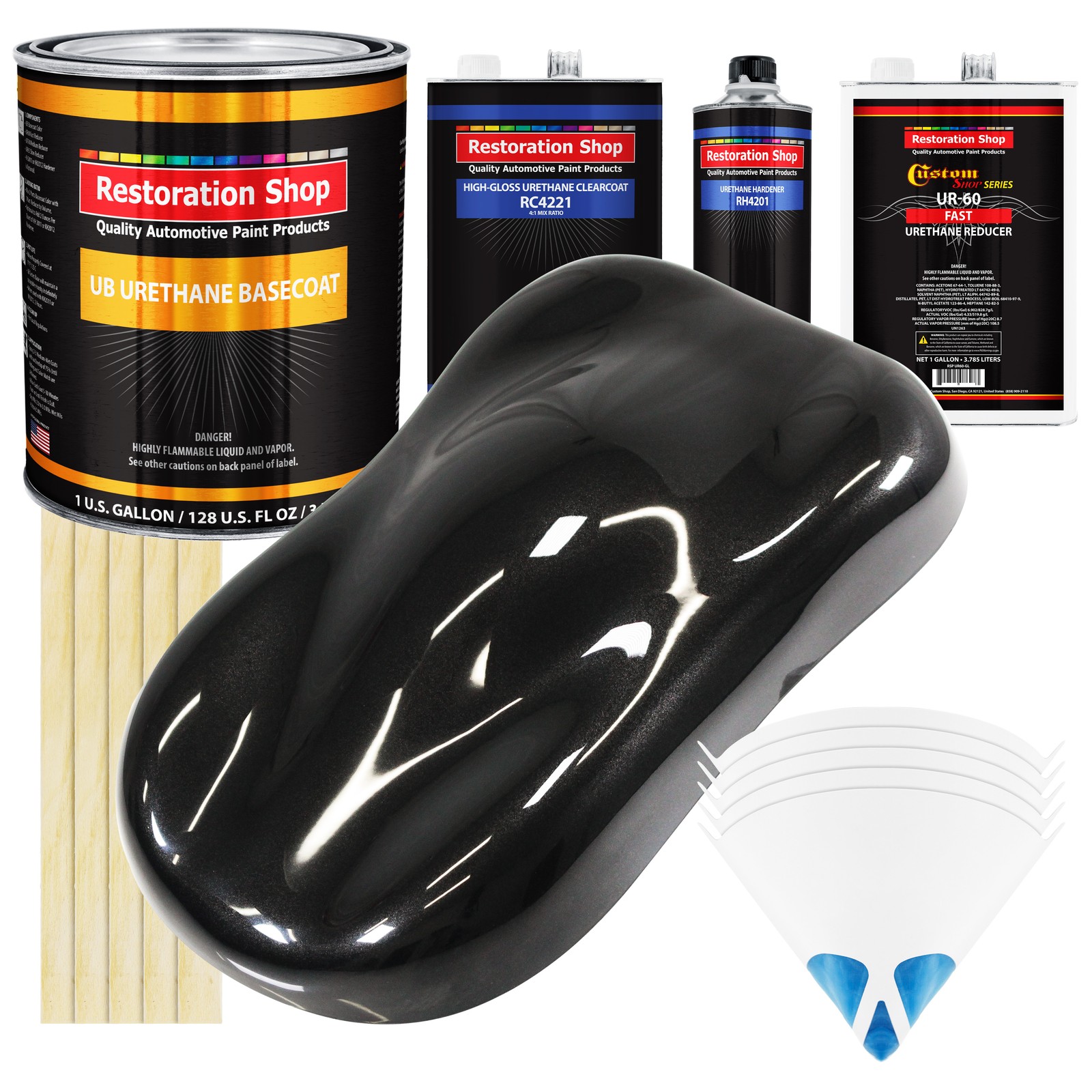 Black Diamond Firemist Gallon Kit URETHANE BASECOAT Car Auto Paint FAST Kit