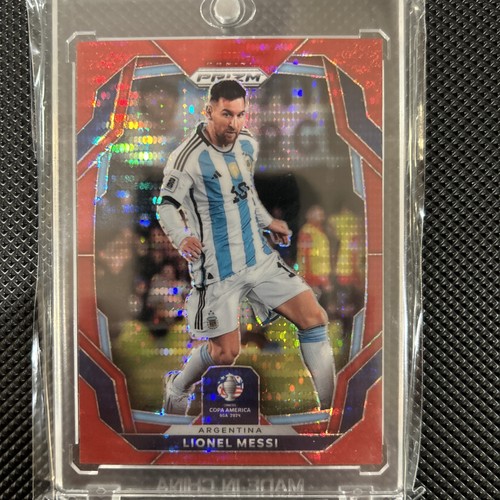 Panini Prizm Copa America Lionel Messi #1 Red Pulsar Prizm /125 Argentina 2024
