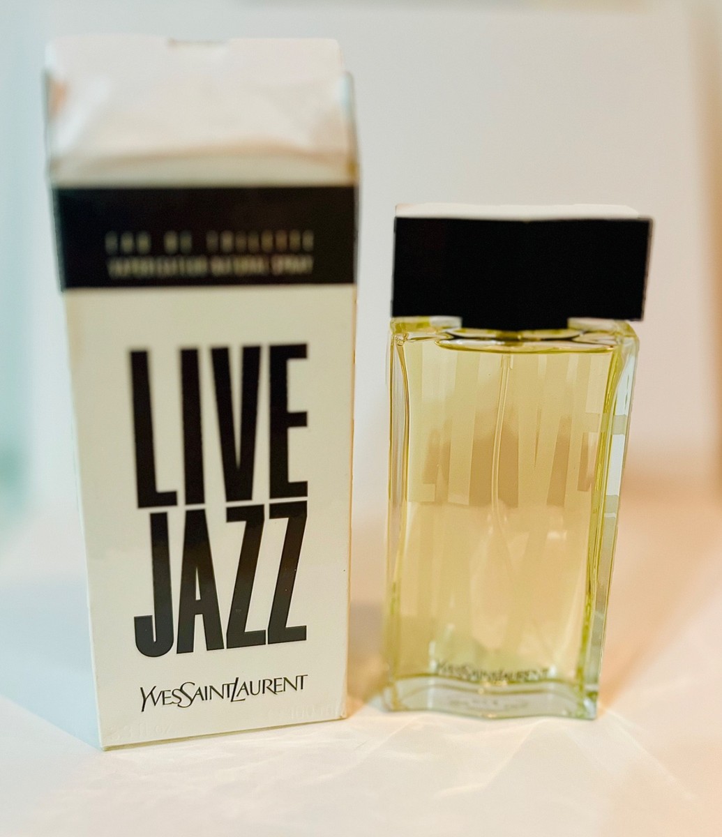 LIVE JAZZ BY YVES SAINT LAUREN, 100 ml,EDT, VINTAGE RARE | eBay