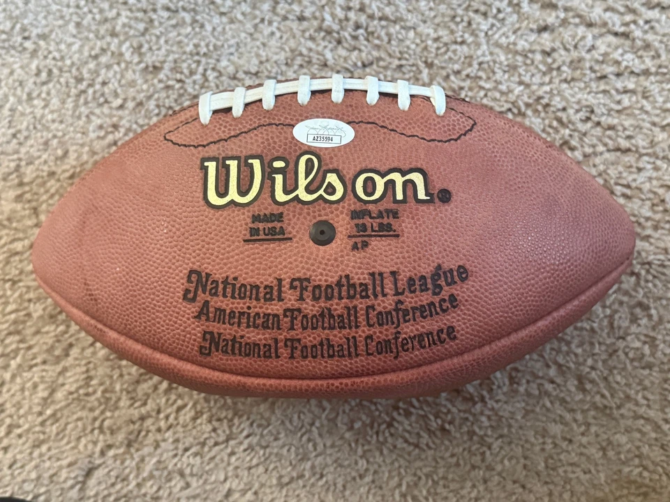 Randall Cunningham signed Wilson NFL Football JSA COA Eagles QB Auto Rare A4234 - Image 3 of 4