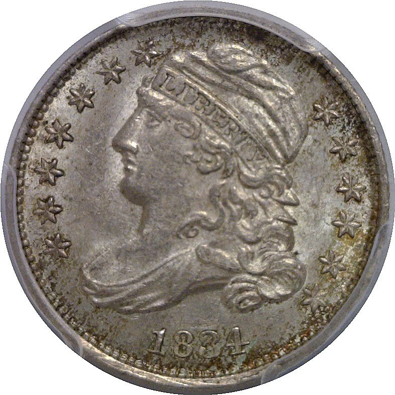 1834 Bust Dime  PCGS MS-63 - Image 2 of 3