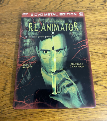 Sunfilm H.P. Lovecraft's Re-Animator DVD Metal Edition 2 DVDs Bonus FSK 16 DE
