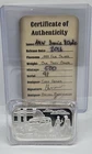 Barrely Living America's Most Wanted "Bonnie And Clyde" 1ozt .999 Silver Art Bar