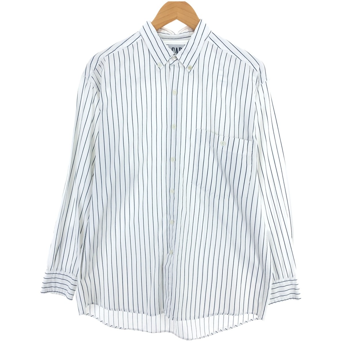 Button Down Striped Field Shirt【USED】 Porter & Ash Shirt Mens XL Casual Button Down Blue Striped