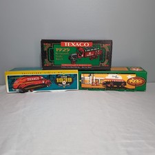 Lot of 3 Ertl Texaco Truck Bank 1992 1993 1994