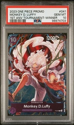 2023 ONE PIECE PROMO #041 MONKEY D. LUFFY 1ST ANV TOURNAMENT