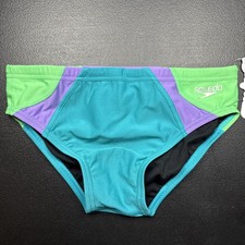 Men s / Youth SPEEDO Swim Briefs Euro Brazilian Size 28 Speedo Aquarium Eco
