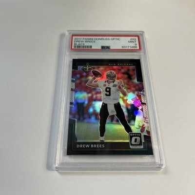 2017 Donruss Optic Drew Brees #62 Black Prizm /25 Super Bowl MVP POP 3, only 3^