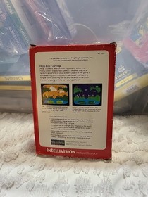 Frog Bog Intellivision Cartridge w/ Box, Manual, Overlays Game Mattel 5301 1982