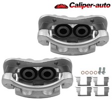 Pair Front Brake Caliper w/ Bracket for Chevrolet Colorado GMC Canyon Pontiac G6