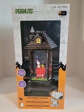 Peanuts Snoopy Halloween Swirling Glitter 14" Lantern with Lights  Music,