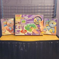 VERY RARE Fisher Price InteracTV DVD Learning Video Gaming System NEW 2 Games