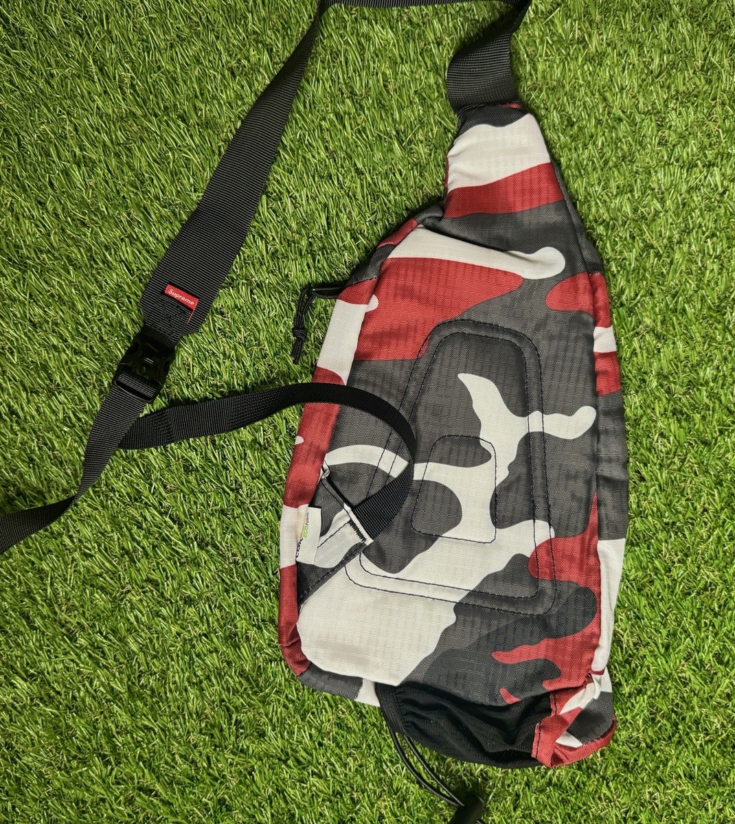 Supreme Sling Bag SS21 Red Camo | eBay