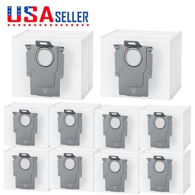 10 Pack Disposable Dust Bags for Roborock Robot Vacuum Cleaner S7 MaxV Ultra