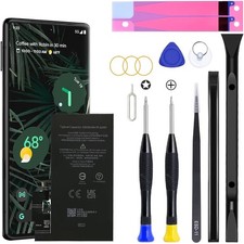 Google Pixel 6 Pro Battery Upgraded Replacement w/ Adhesive Repair Tool Kit